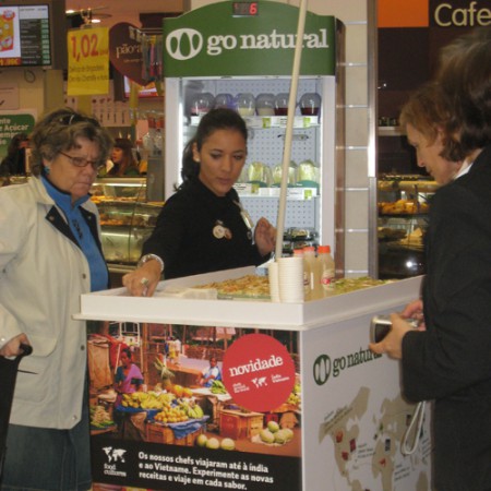 Go Natural_Degustação e comercialização de produto